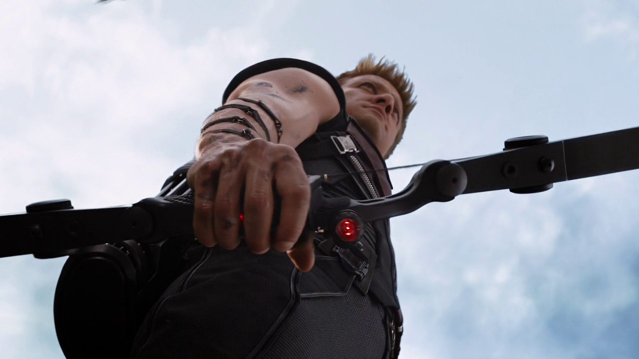 Low camera angle in The Avengers