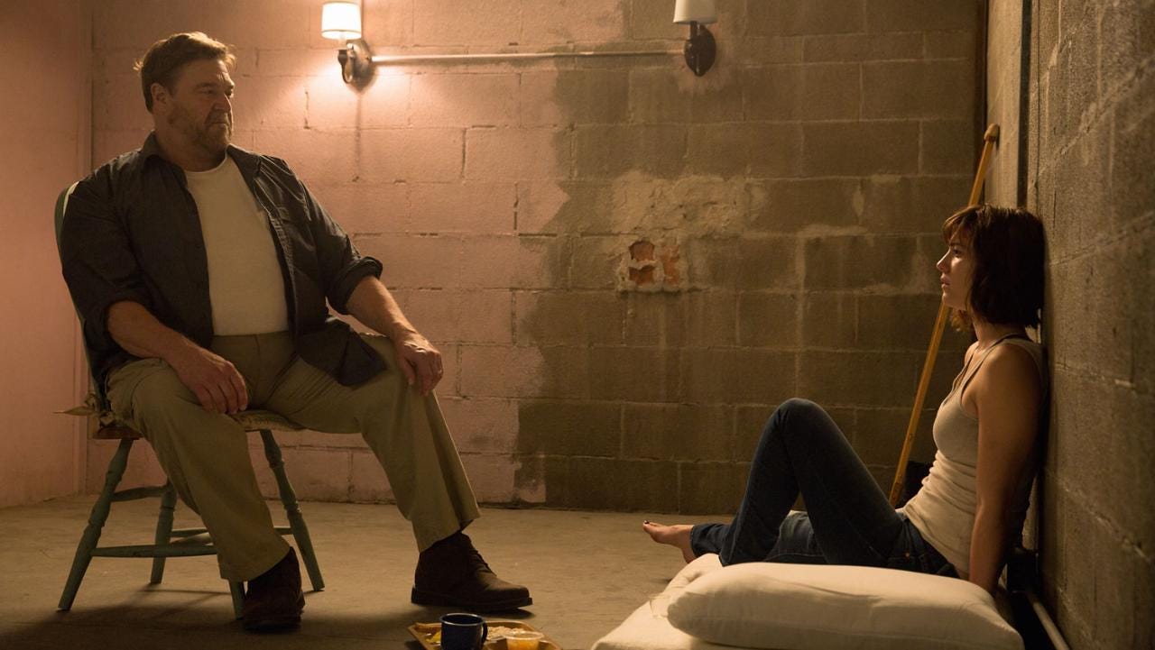 The bomb-shelter set design in 10 Cloverfield Lane