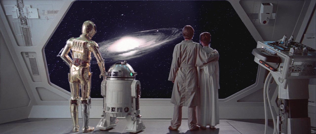 Star Wars' galaxy far, far away